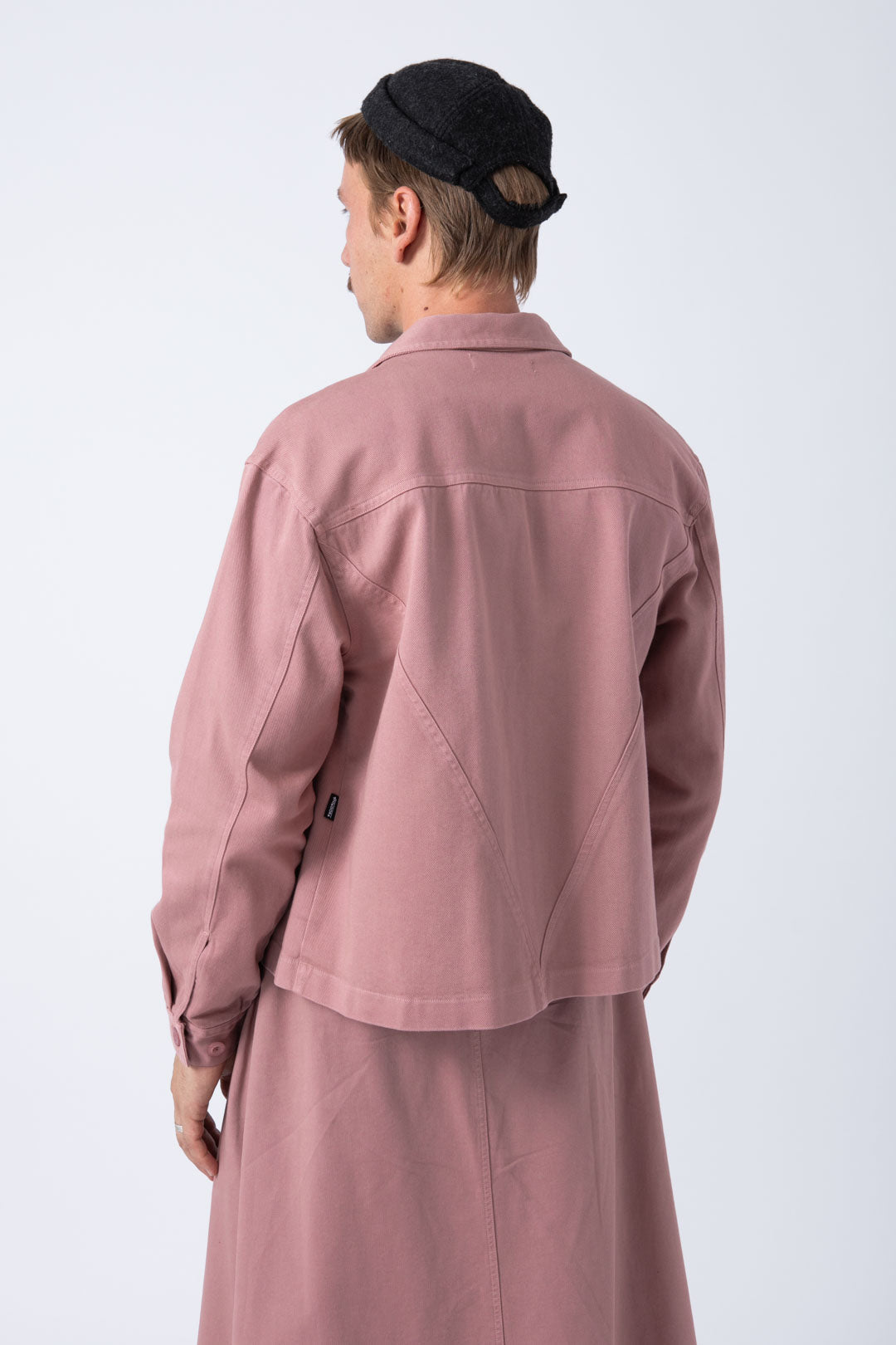 Sobrecamisa Crop Rosa palo