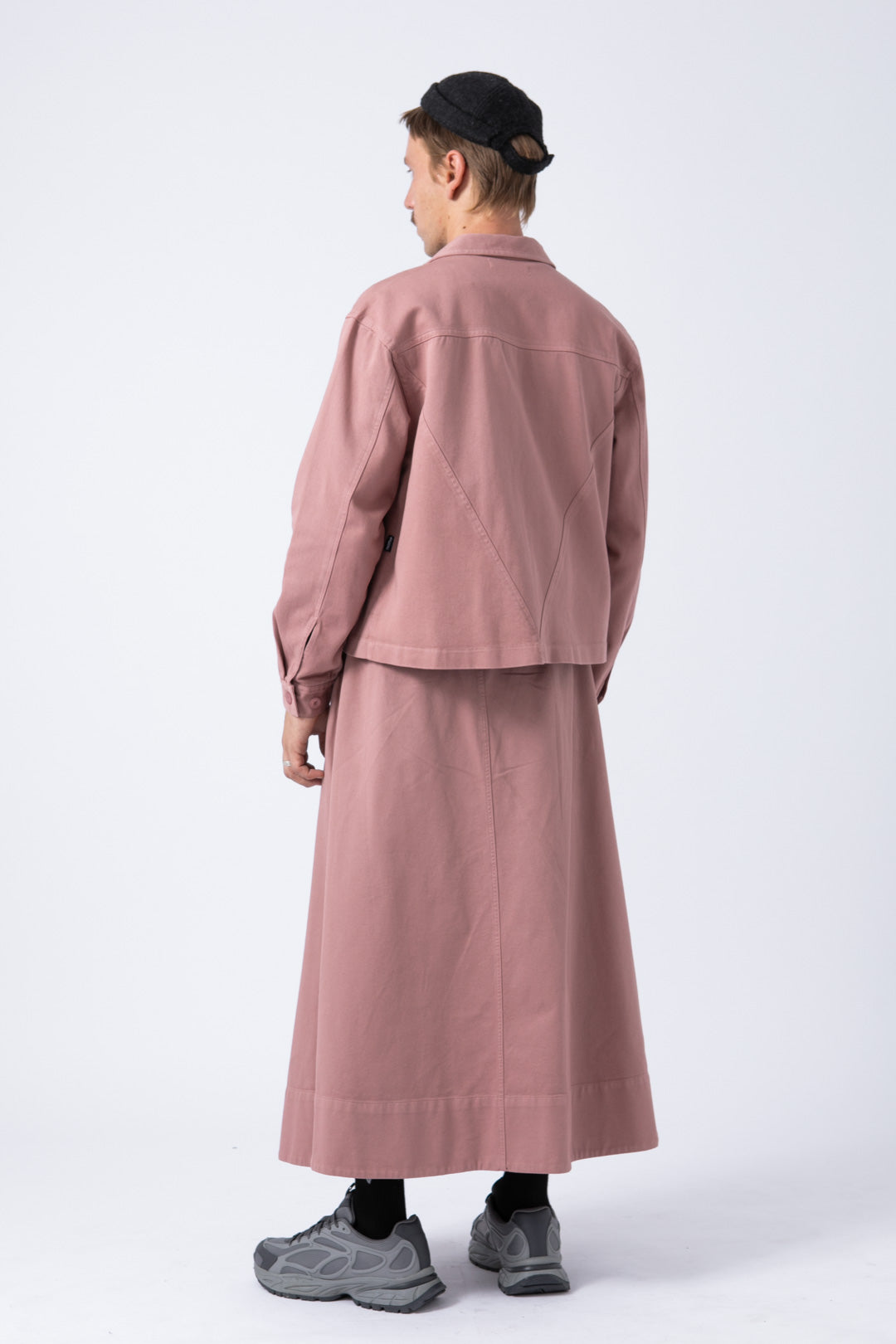 Sobrecamisa Crop Rosa palo