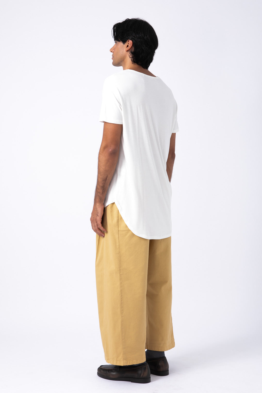 Camiseta Quadrilateral blanca - negra