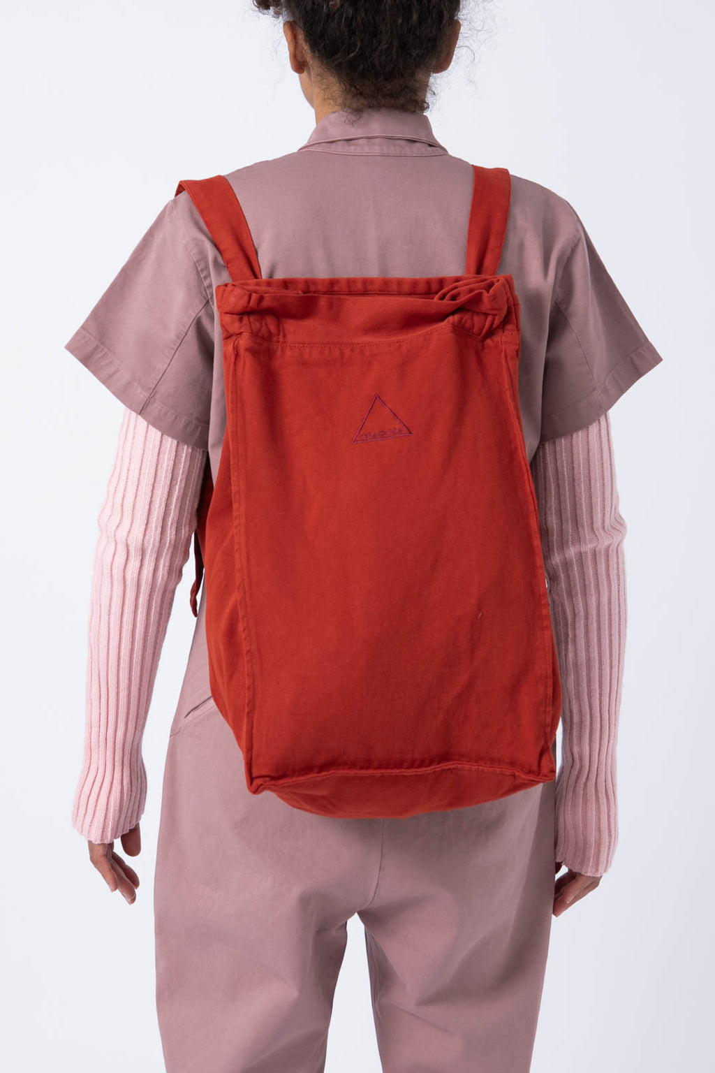 Gray backpack