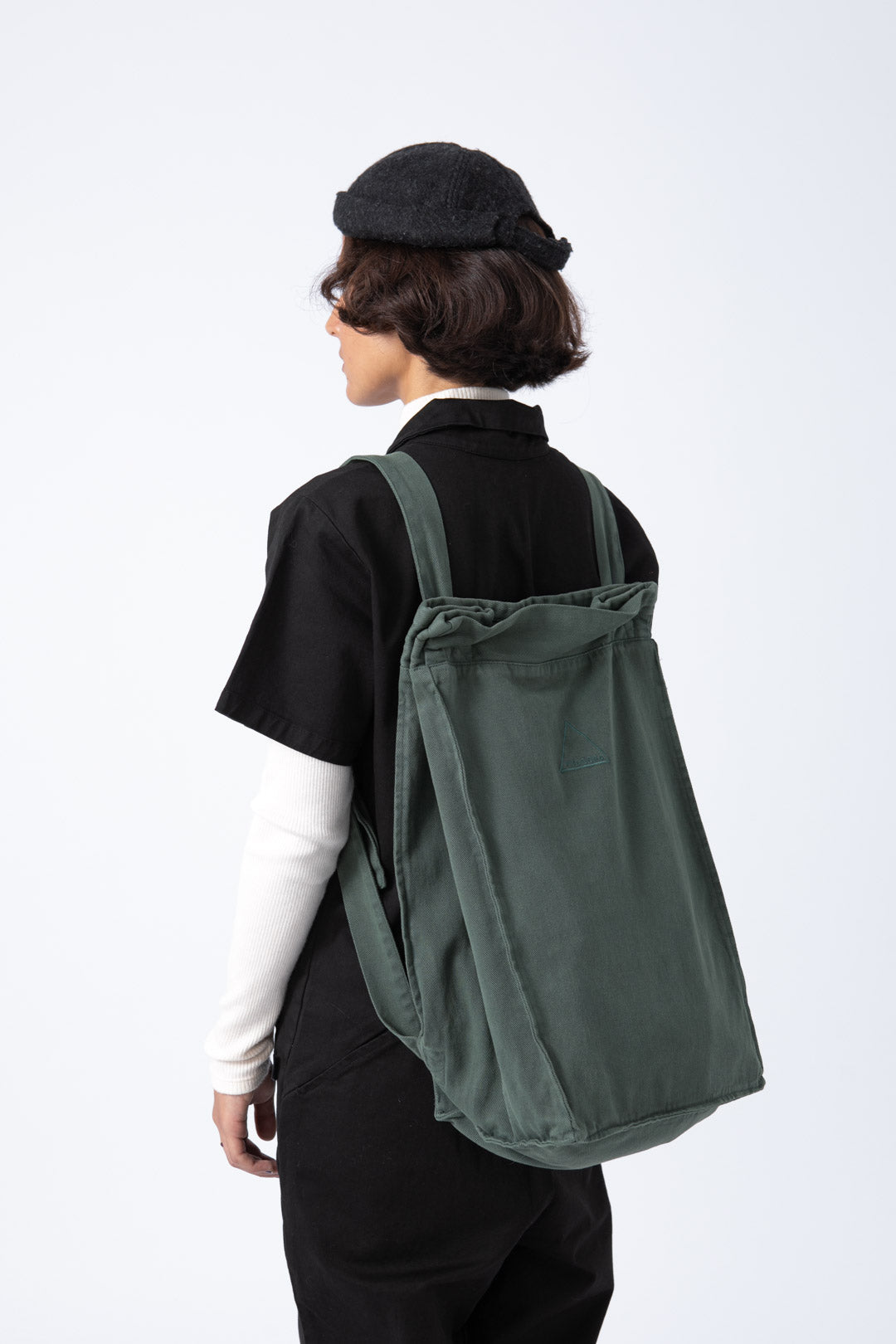 Gray backpack
