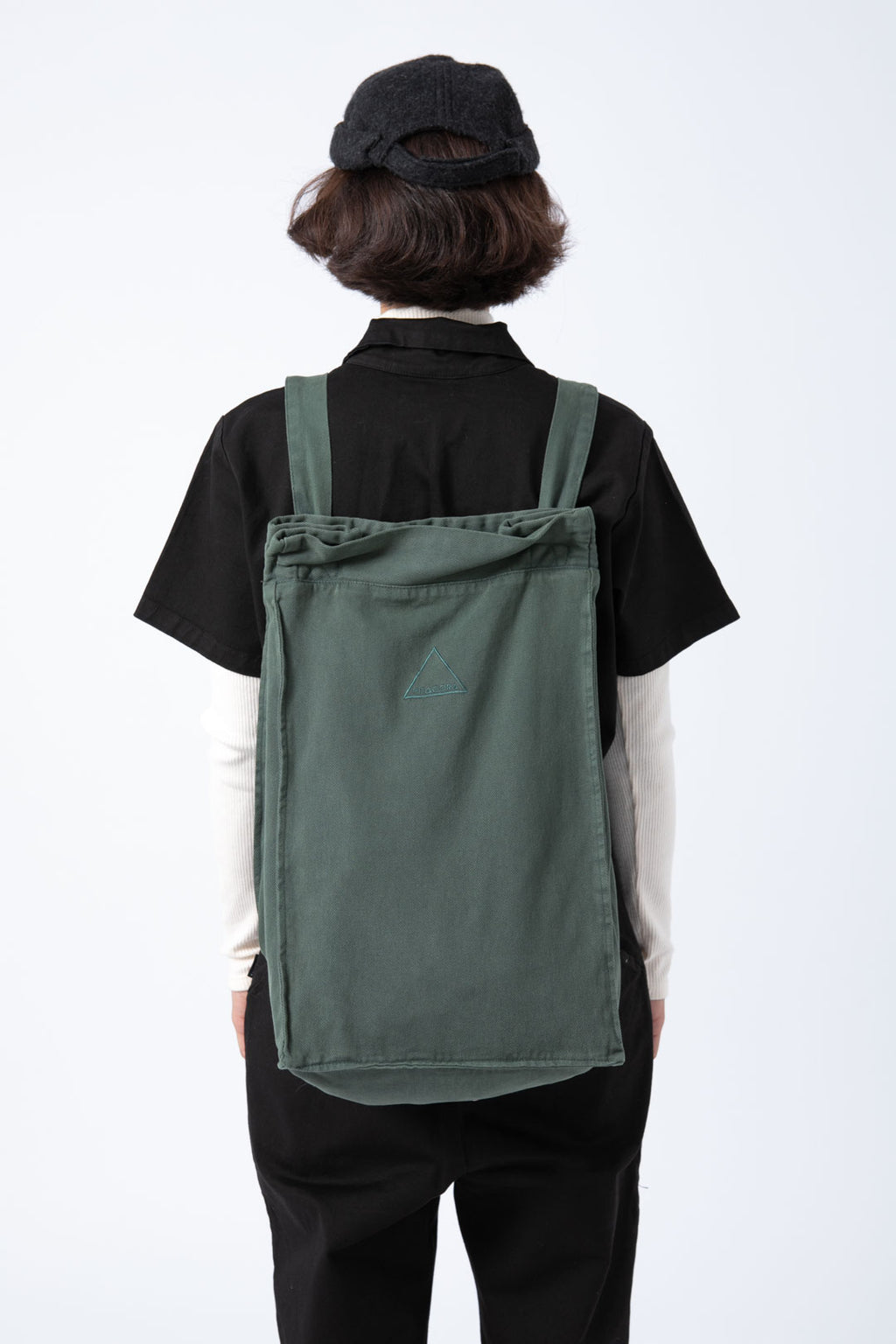 Gray backpack