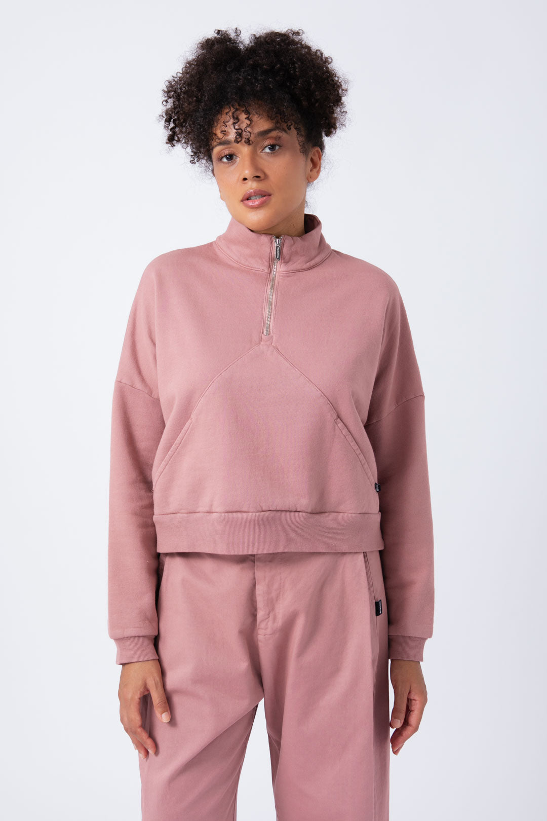 Sudadera Rosa Palo