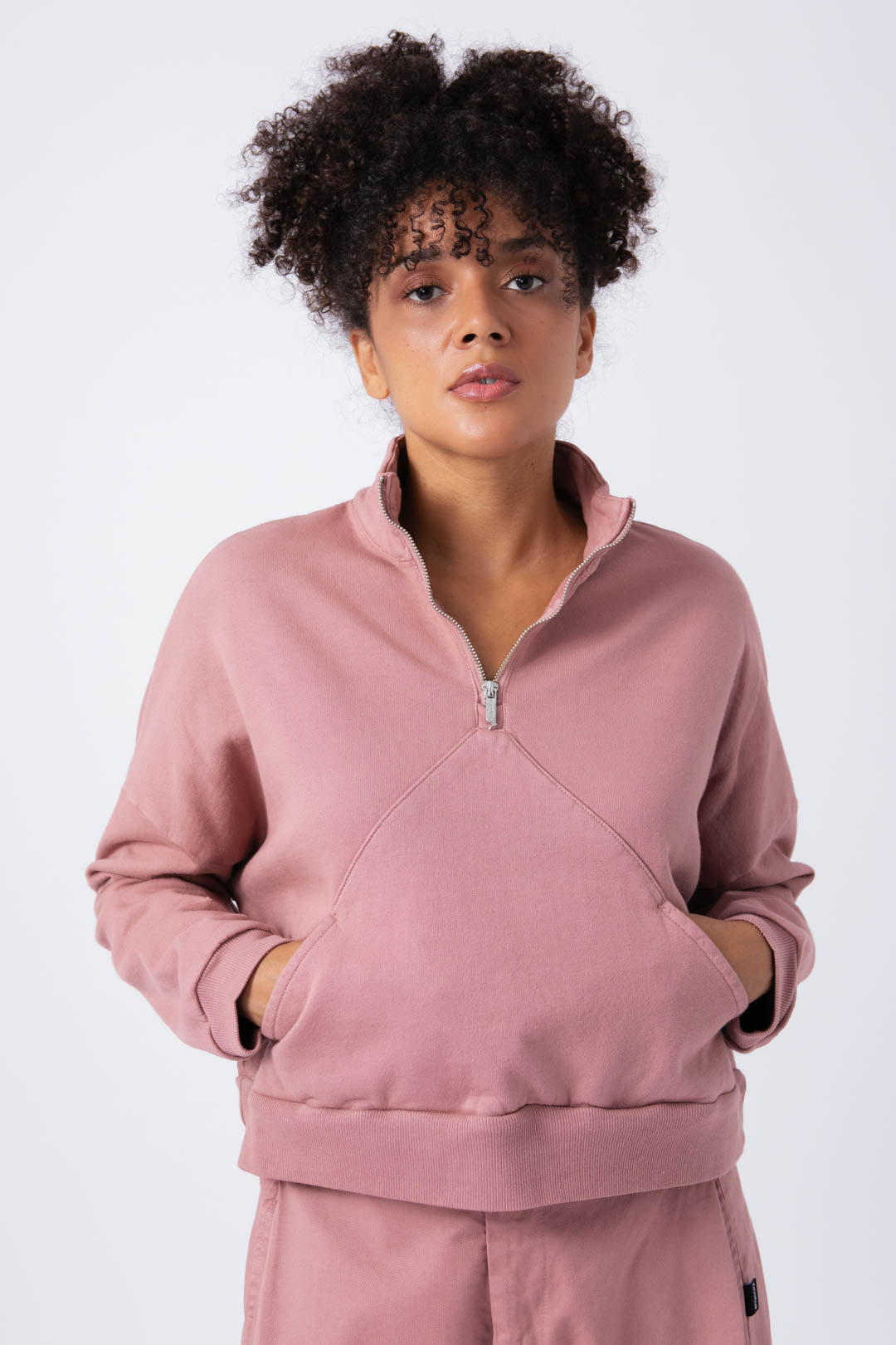Sudadera Rosa Palo
