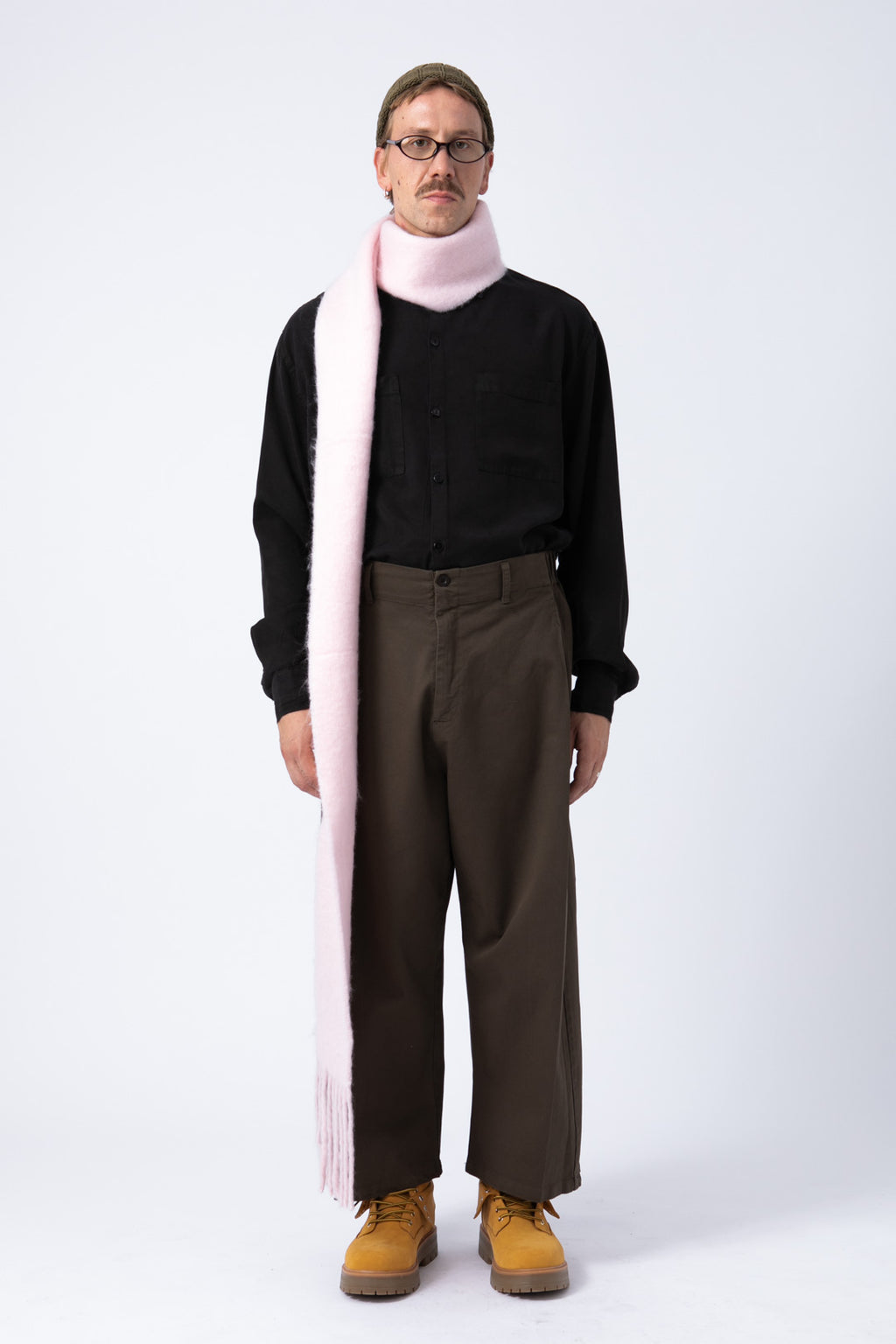 Pantalón Wide Castaño