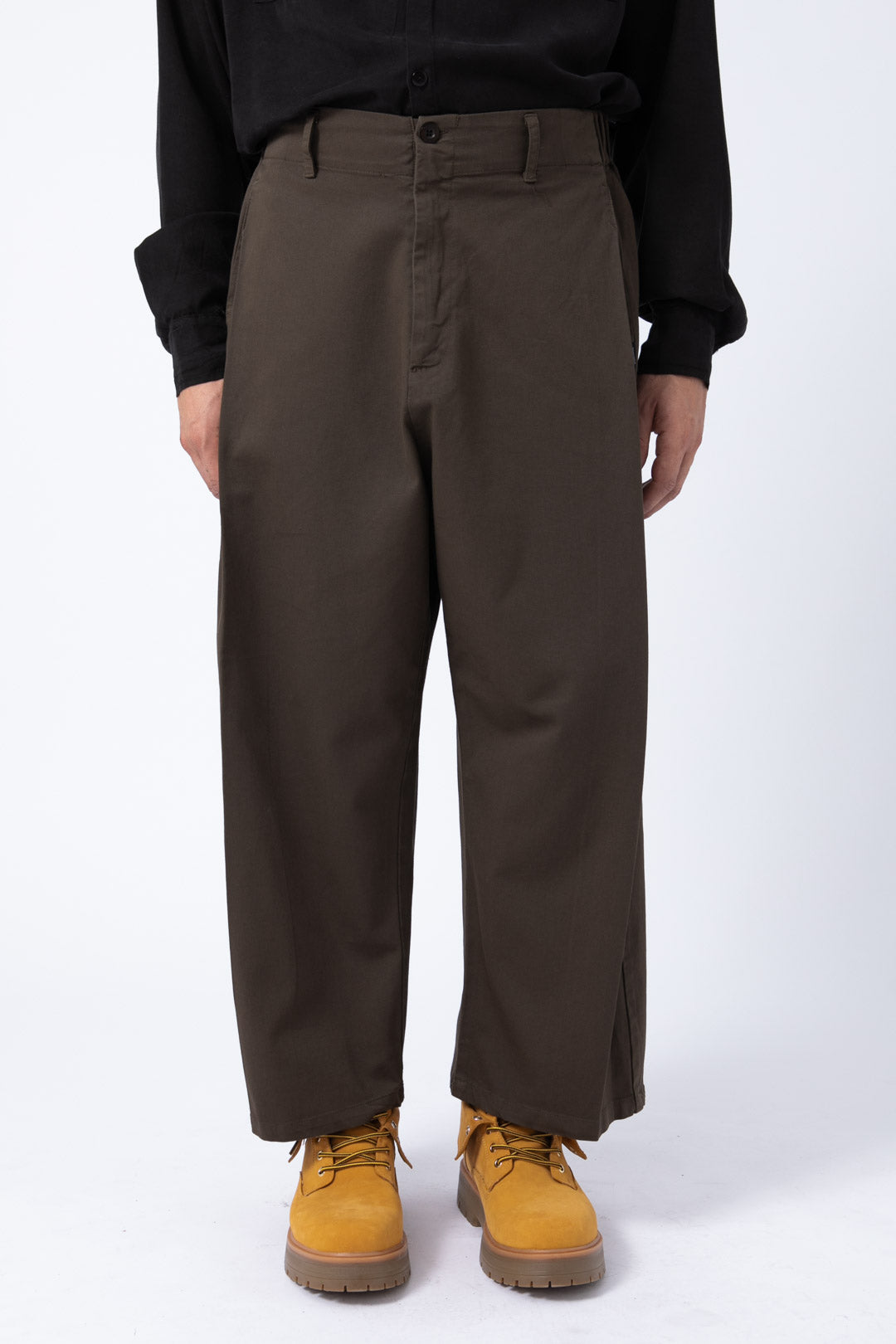 Pantalón Wide Castaño