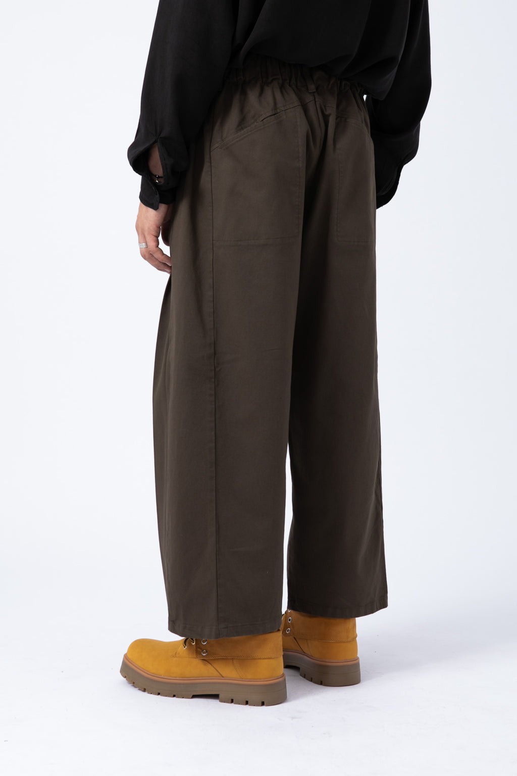 Pantalón Wide Castaño