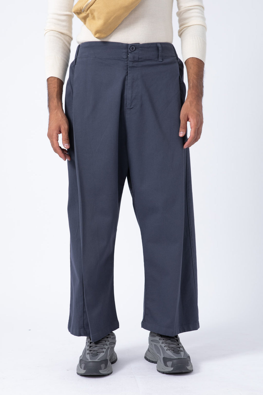 Pantalón Wide Azul niebla