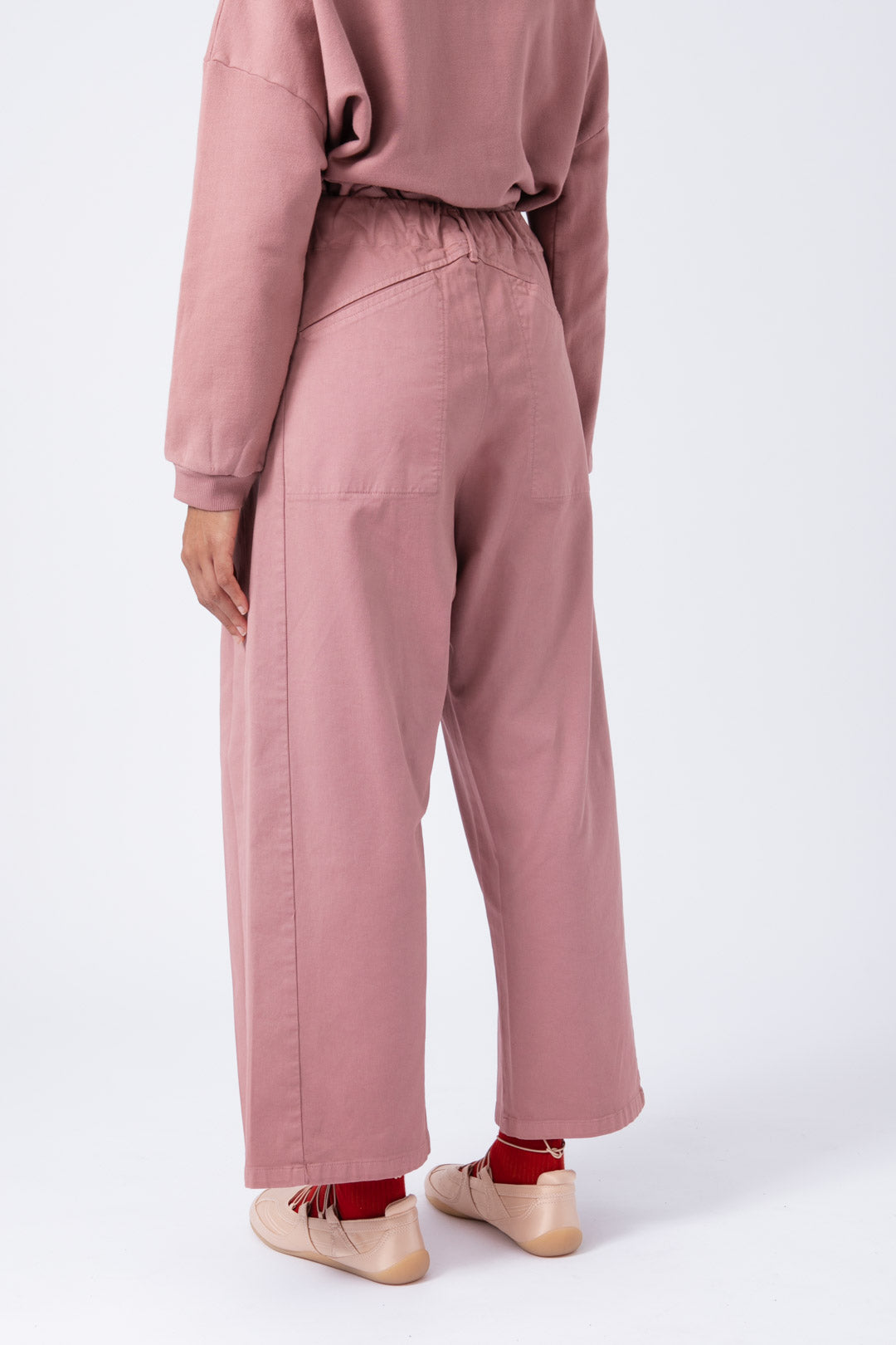 Pantalón Wide Rosa Palo