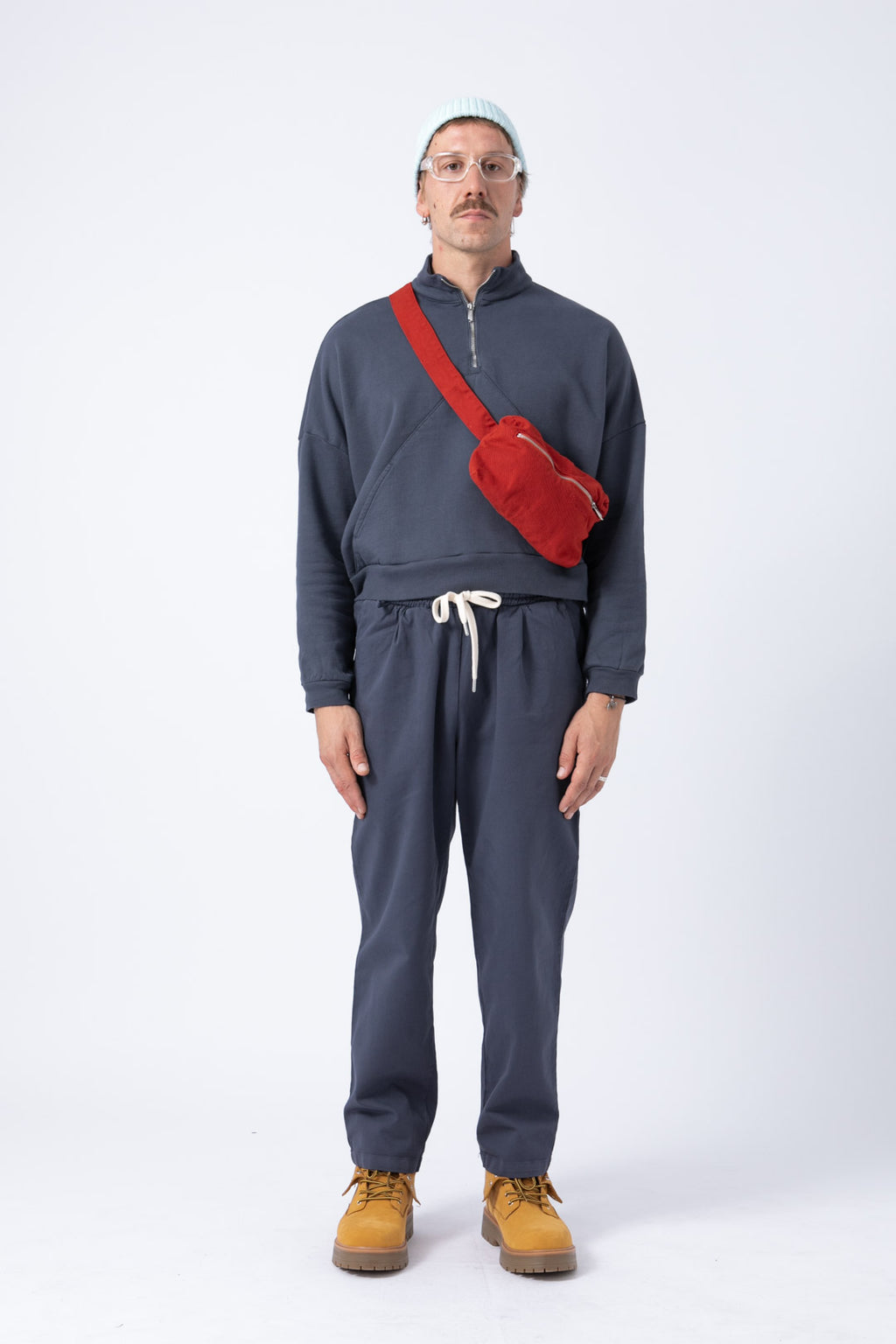 Pantalón Worker Azul niebla