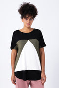 Camiseta Aequilaterus negro - verde