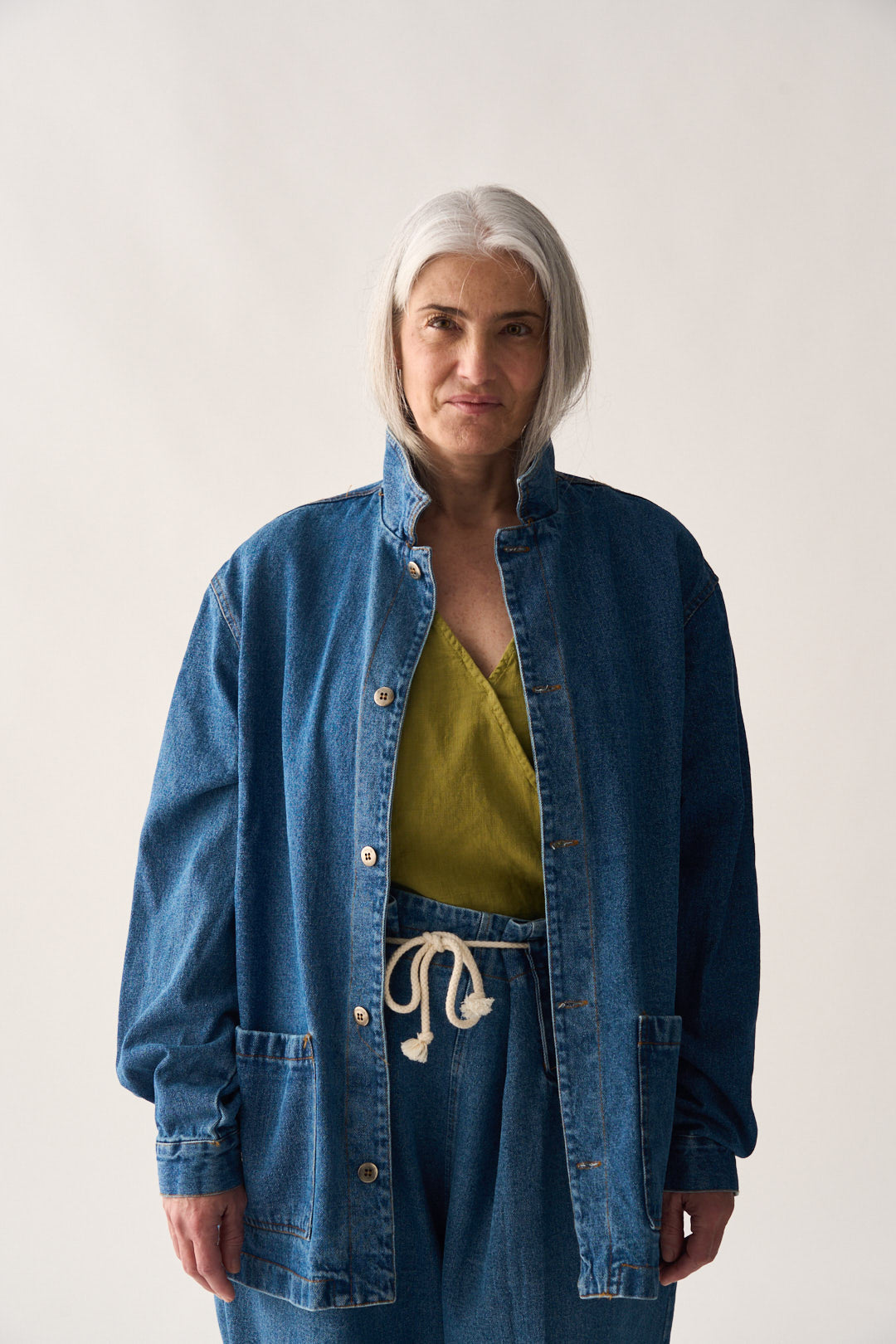 Denim overshirt