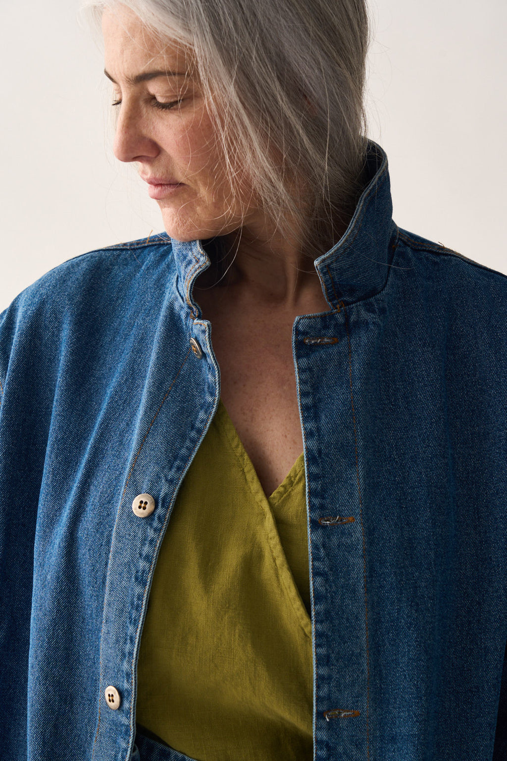 Denim overshirt