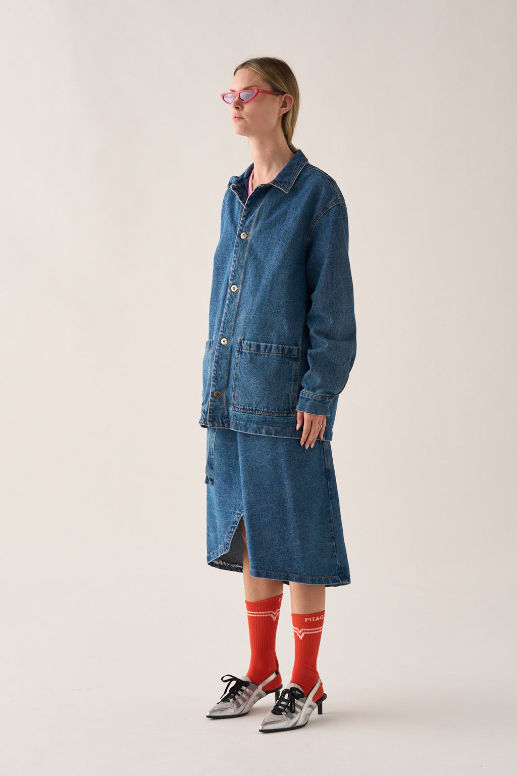 Denim overshirt