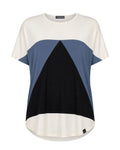 Camiseta Aequilaterus blanca -  azul