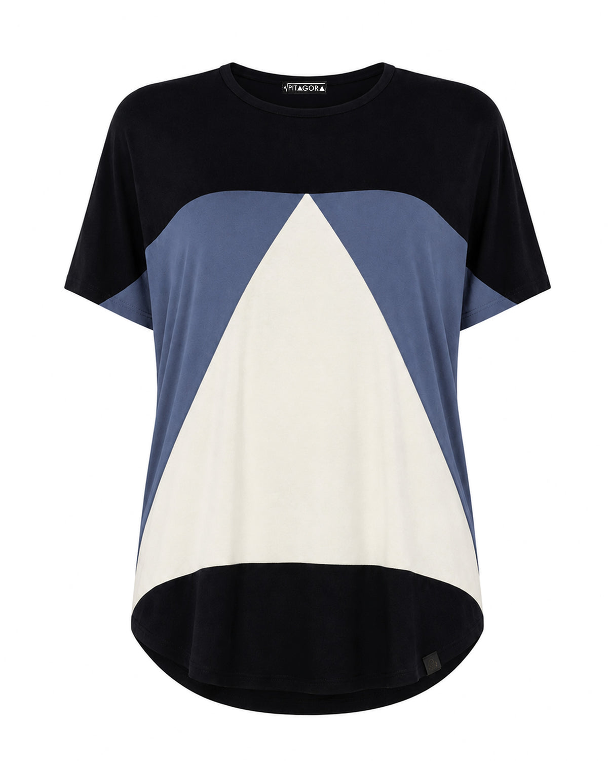 Camiseta Aequilaterus negro - azul