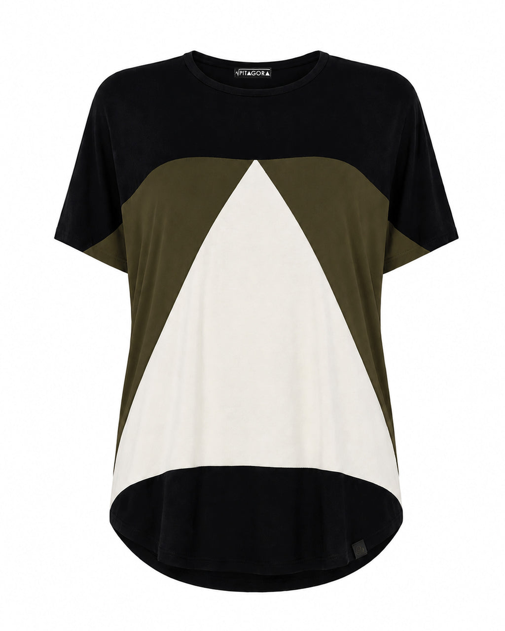 Camiseta Aequilaterus negro - verde