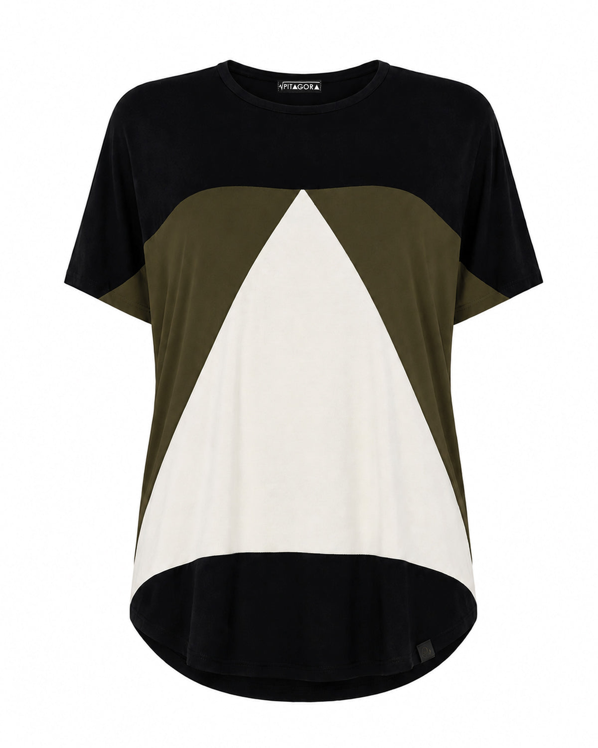 Camiseta Aequilaterus negro - verde