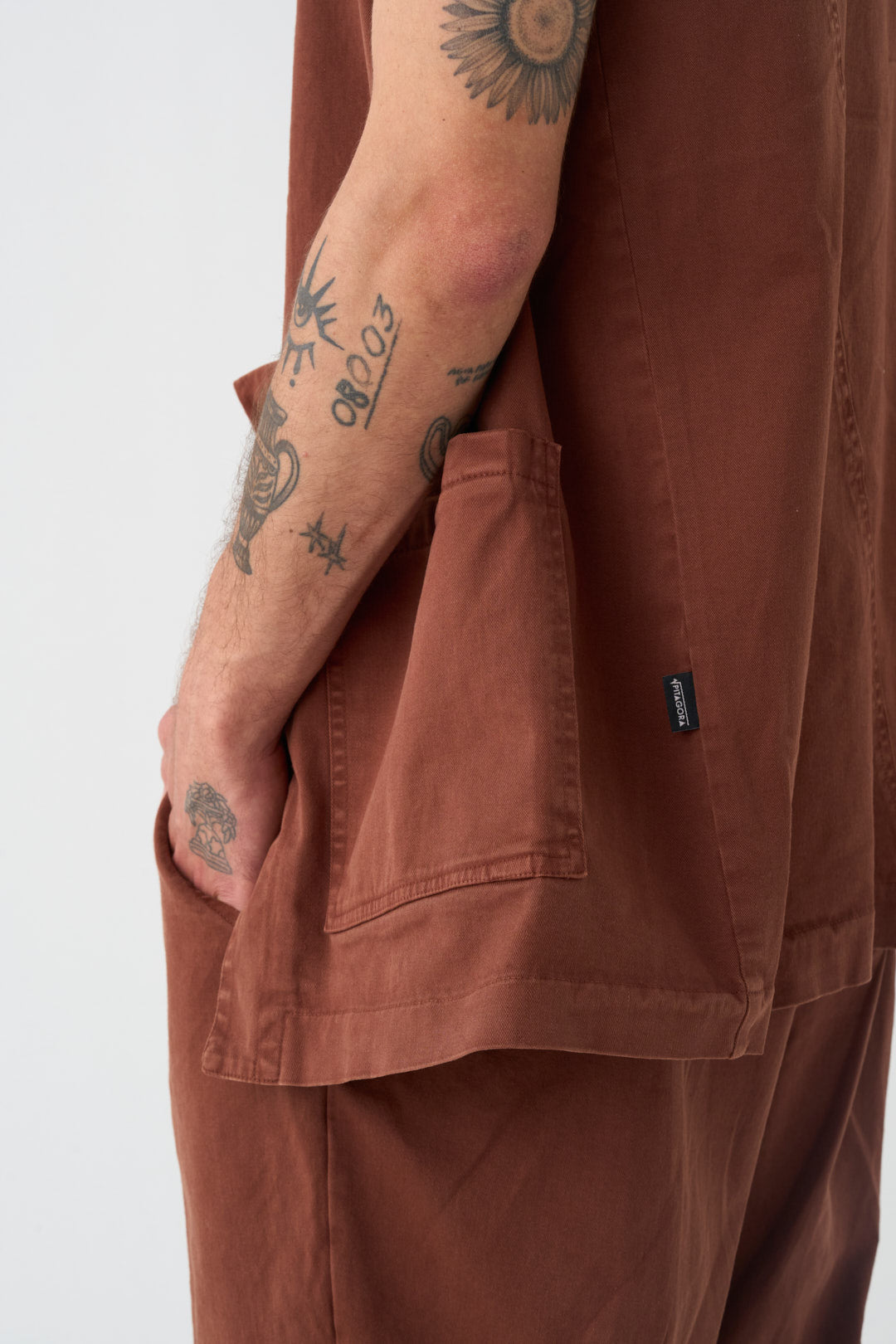 Brown vest