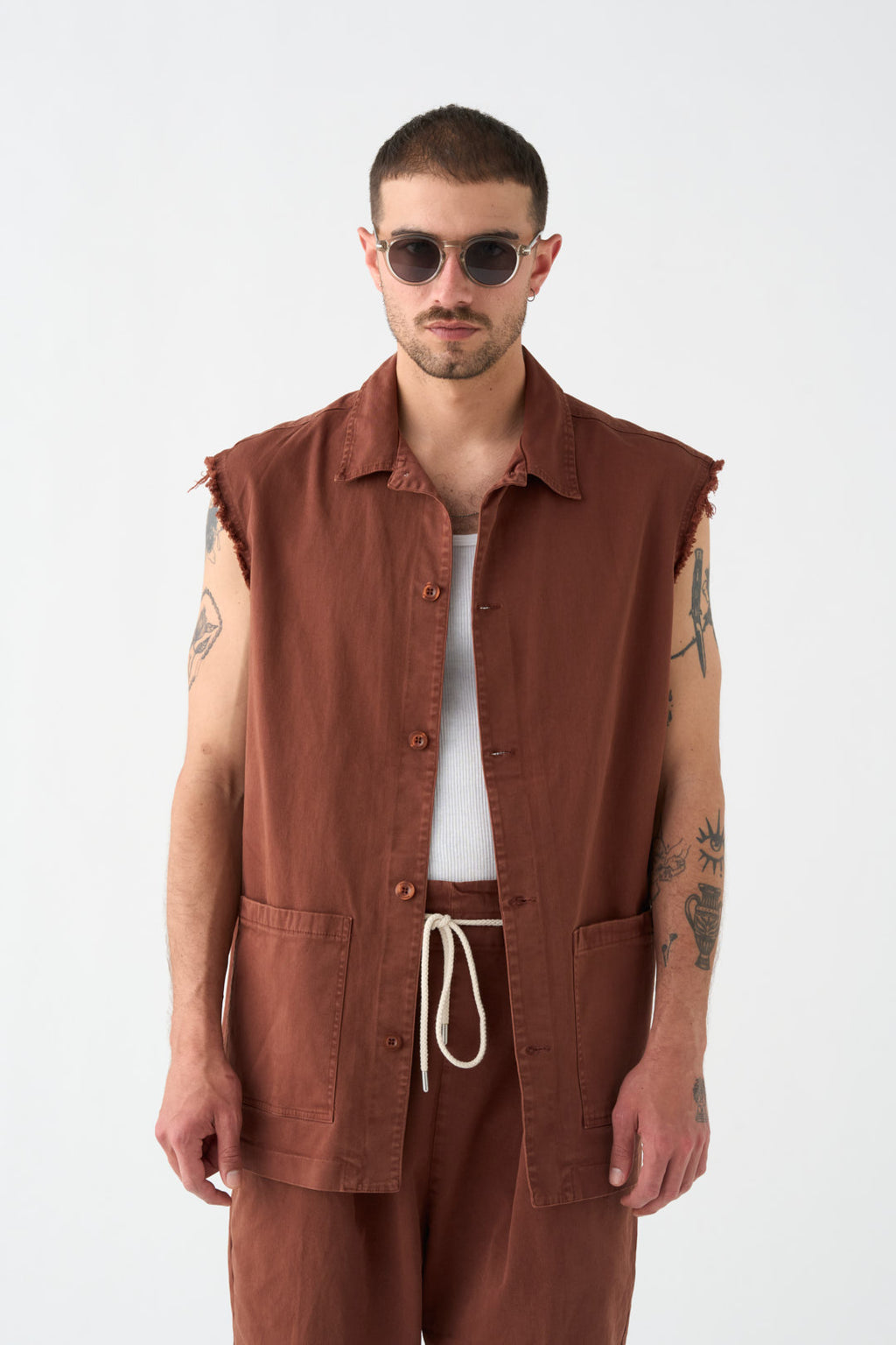 Brown vest