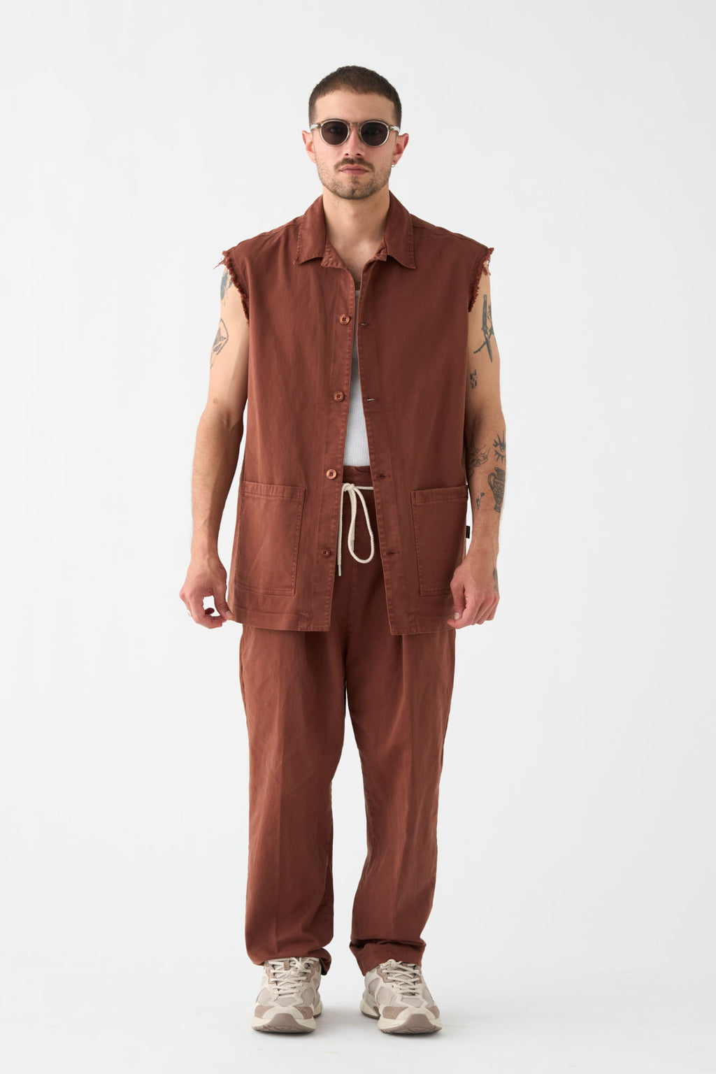 Brown vest