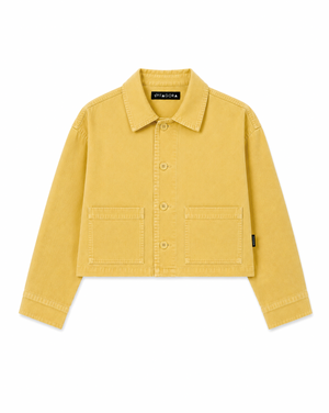 Sobrecamisa Crop Ocre