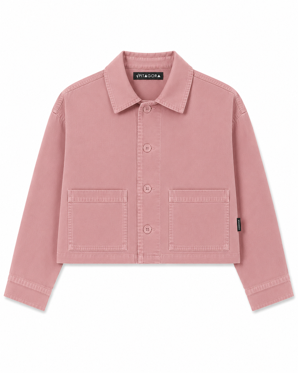 Sobrecamisa Crop Rosa palo