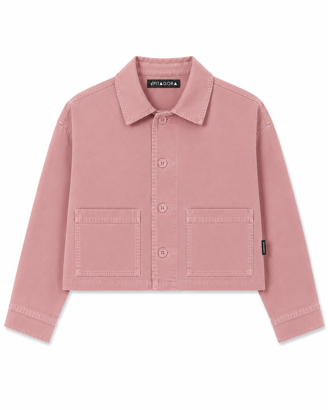 Sobrecamisa Crop Rosa palo