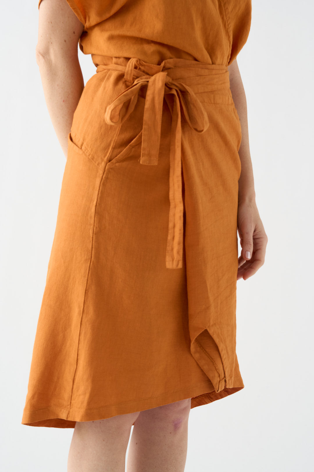 Orange skirt