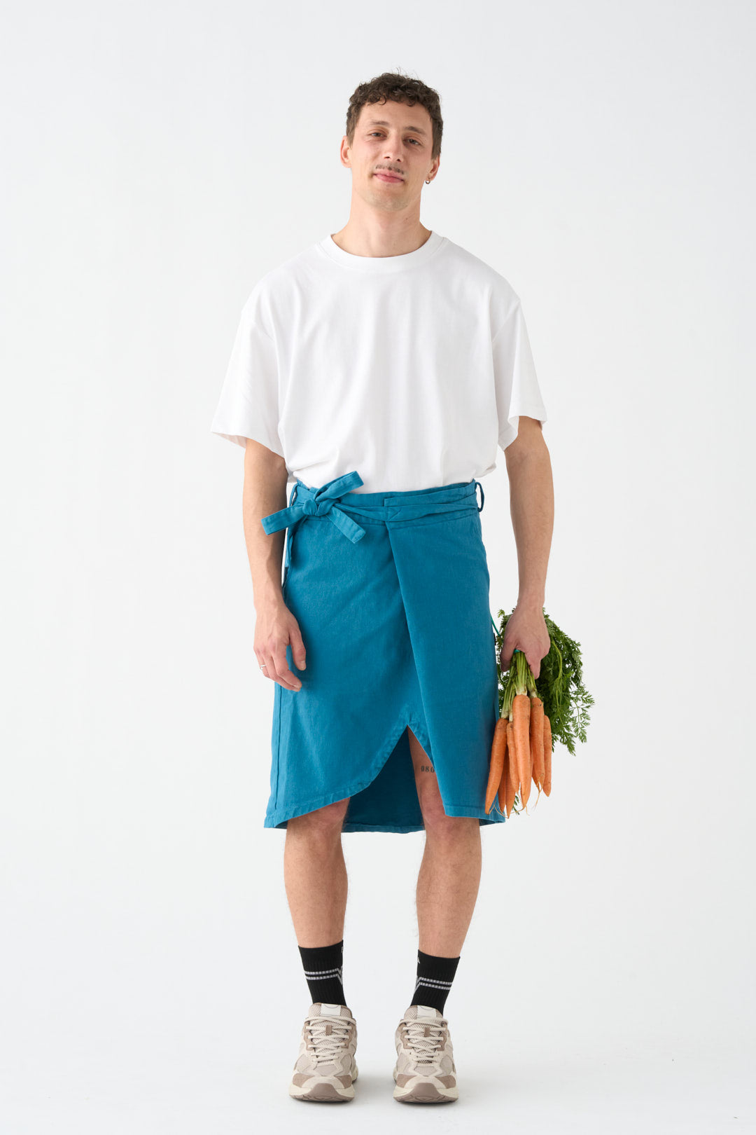 Petrol blue skirt