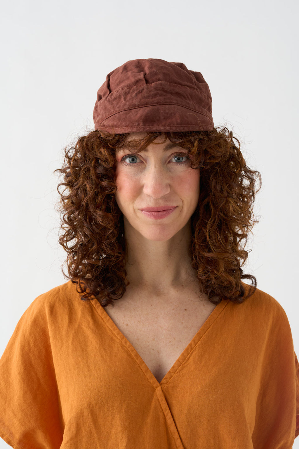 Brown cap