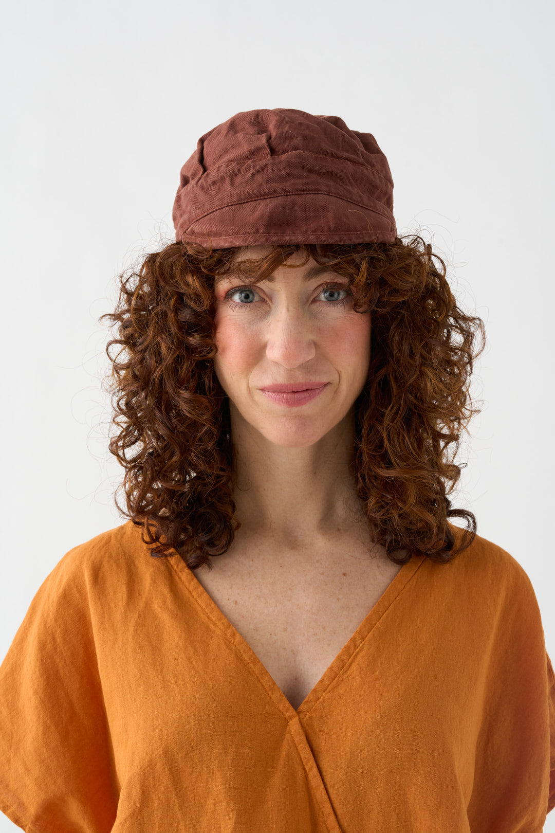 Brown cap