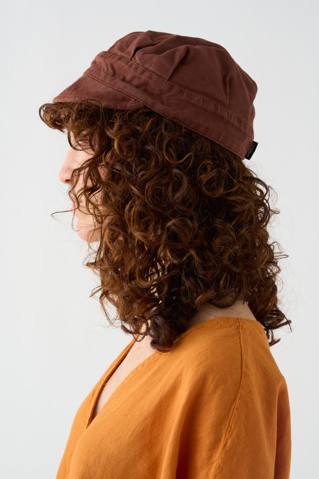 Brown cap