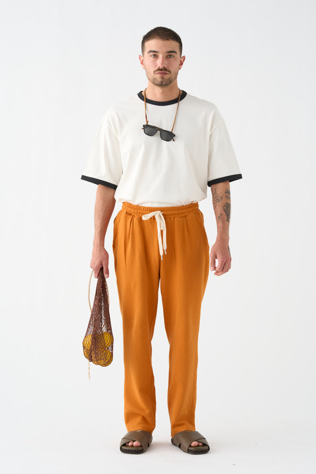 Orange Jogger Pants