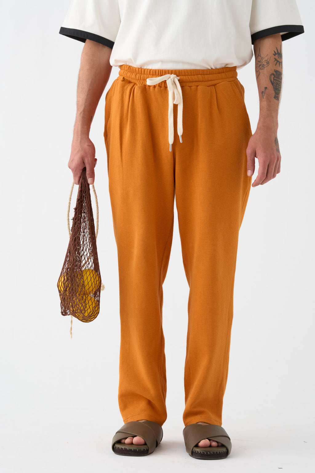 Orange Jogger Pants