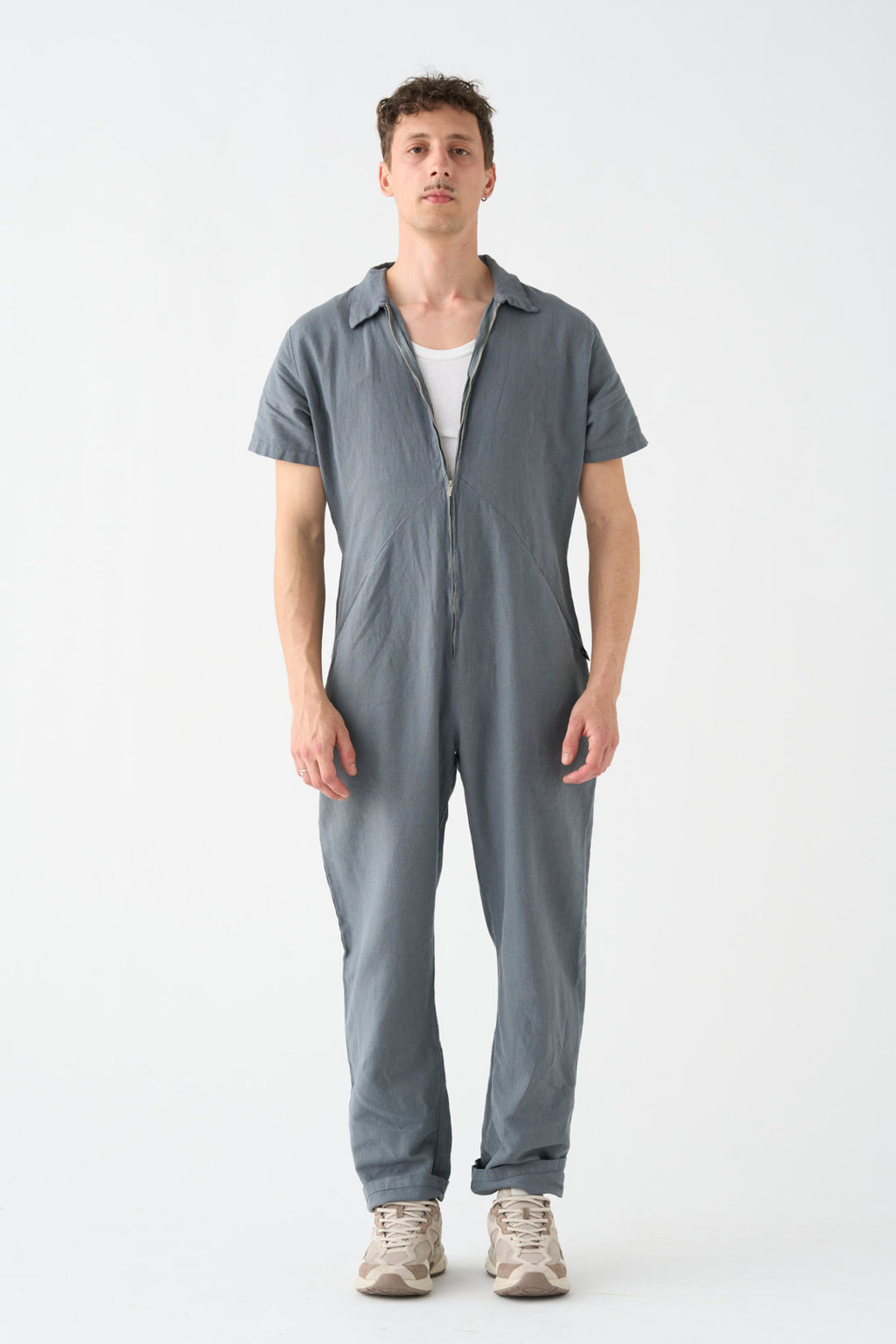 Gray jumpsuit