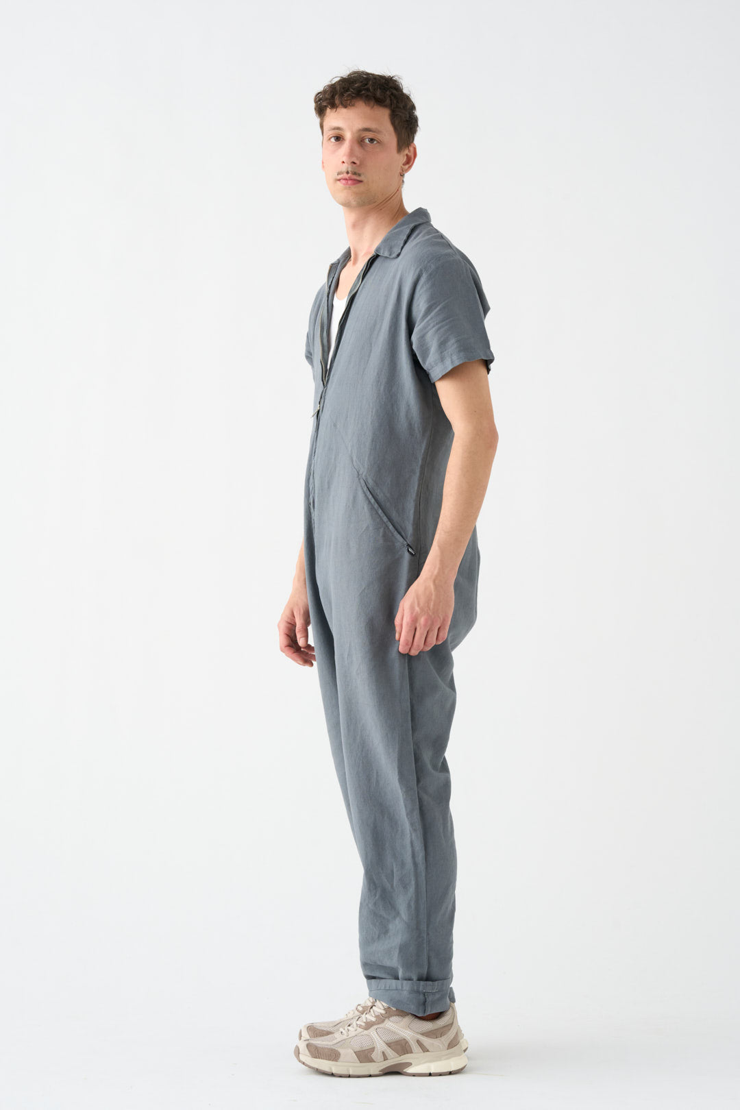 Gray jumpsuit