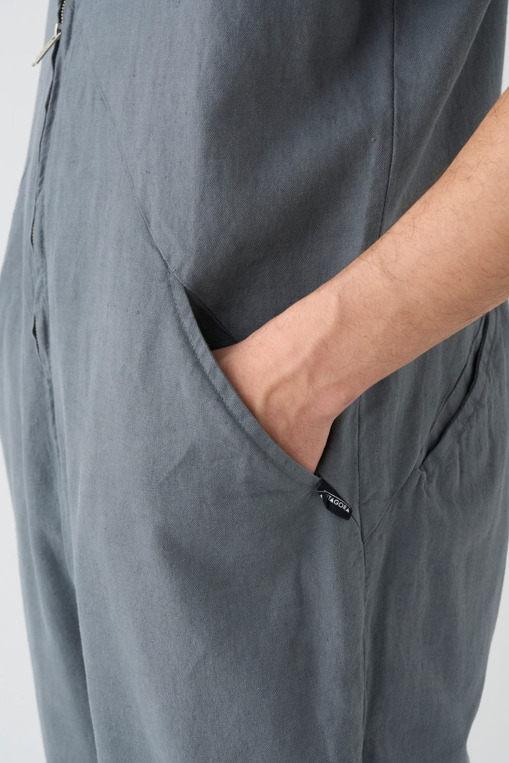 Gray jumpsuit