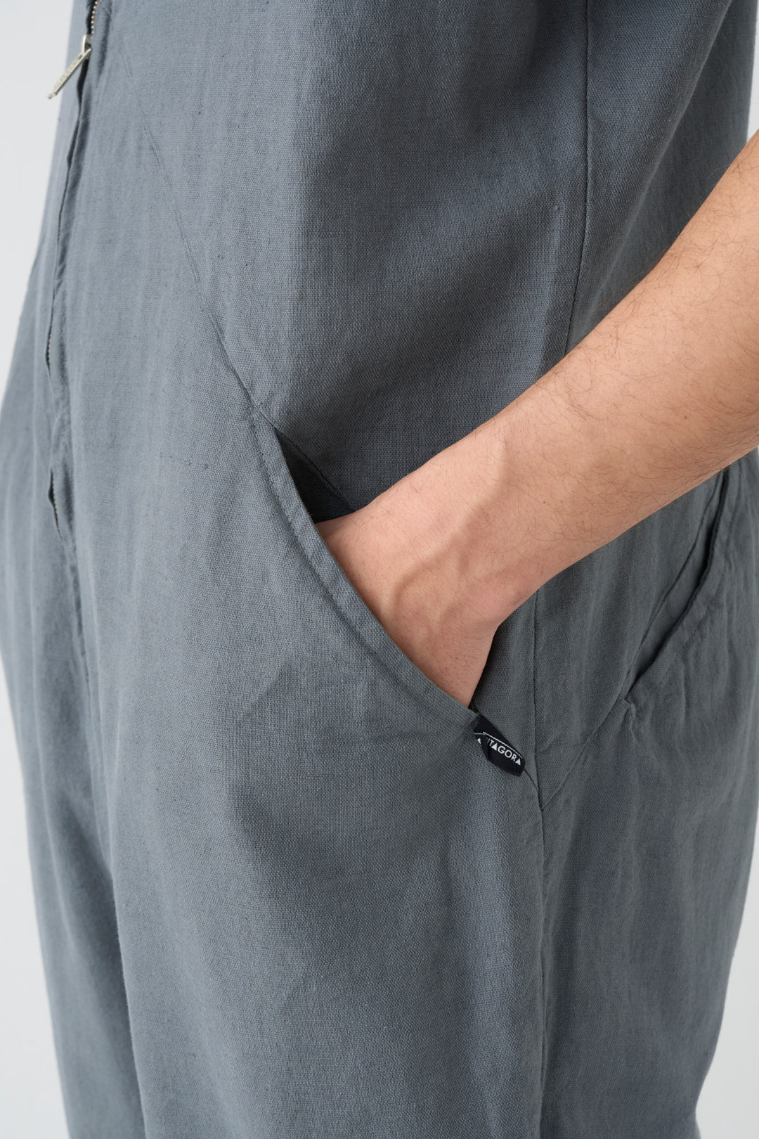 Gray jumpsuit