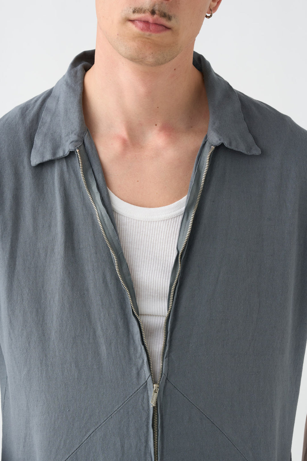 Gray jumpsuit