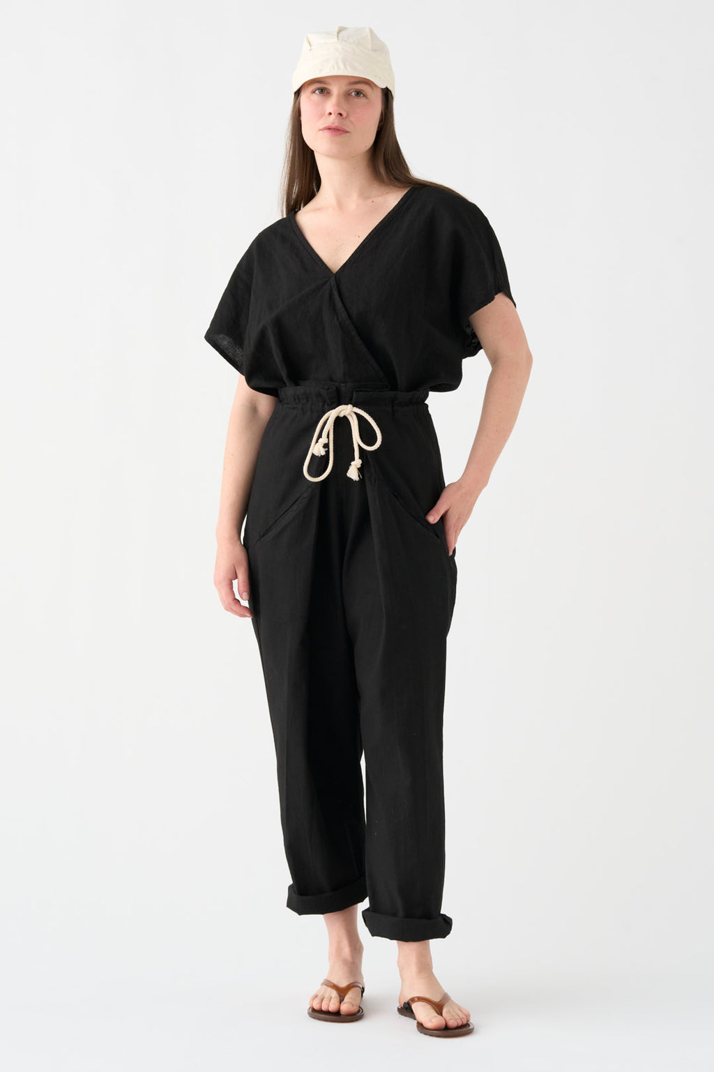 Black Origami Trousers