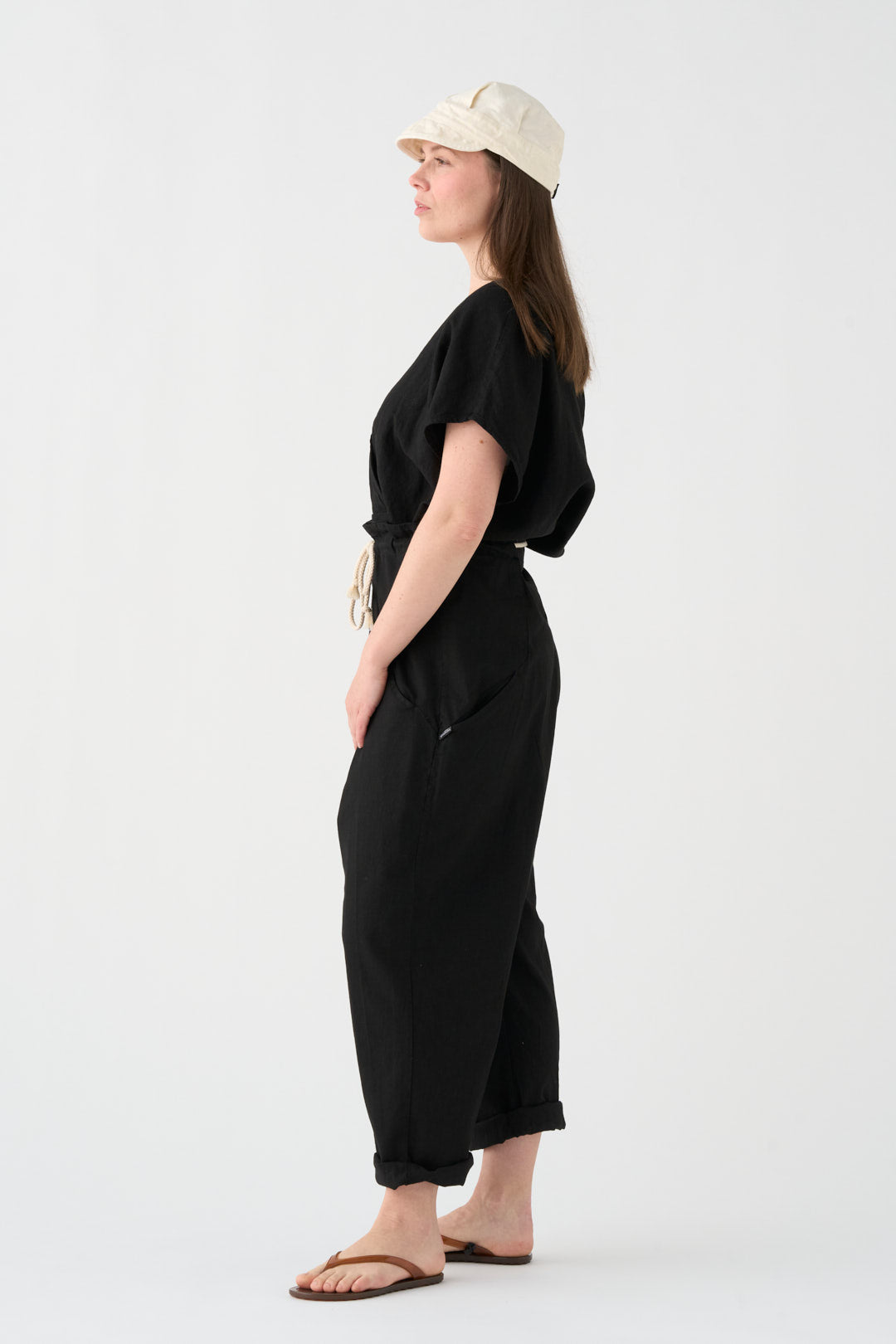 Black Origami Trousers
