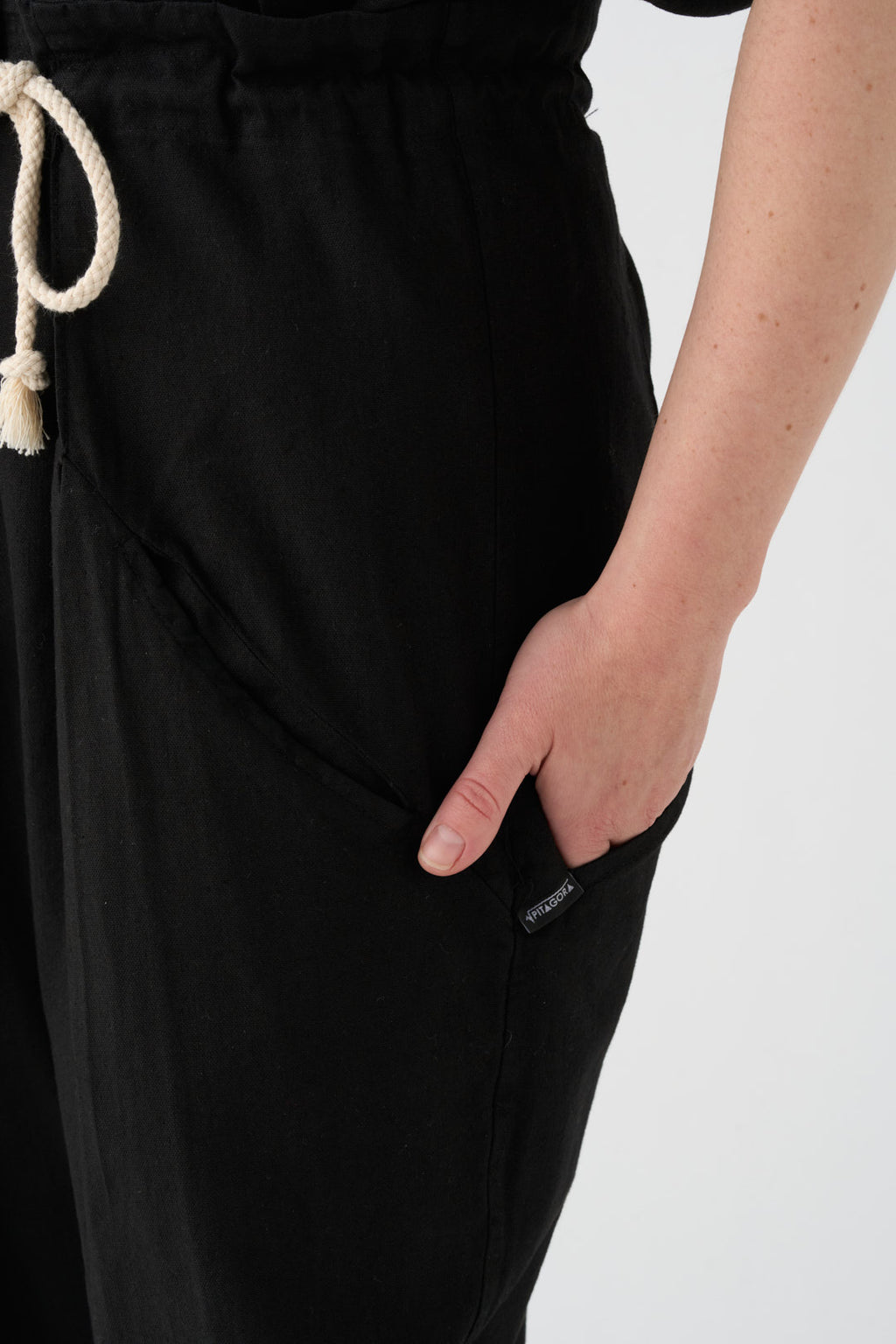 Black Origami Trousers