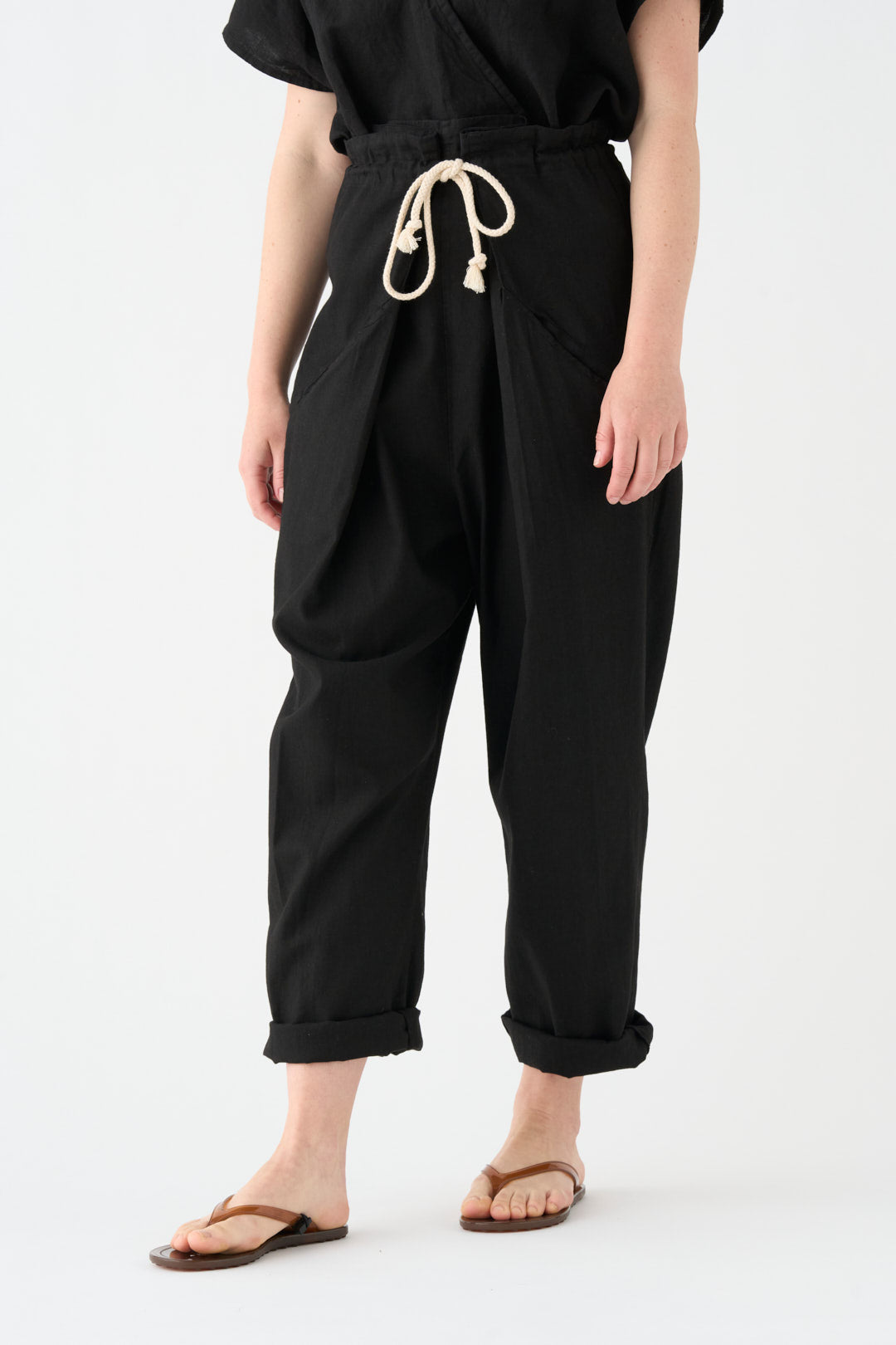 Black Origami Trousers