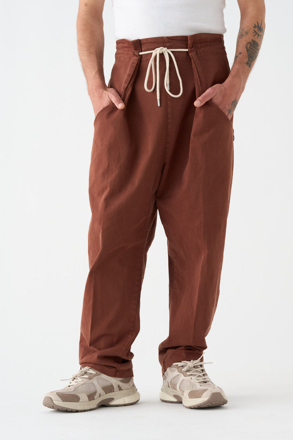 Brown Origami Trousers