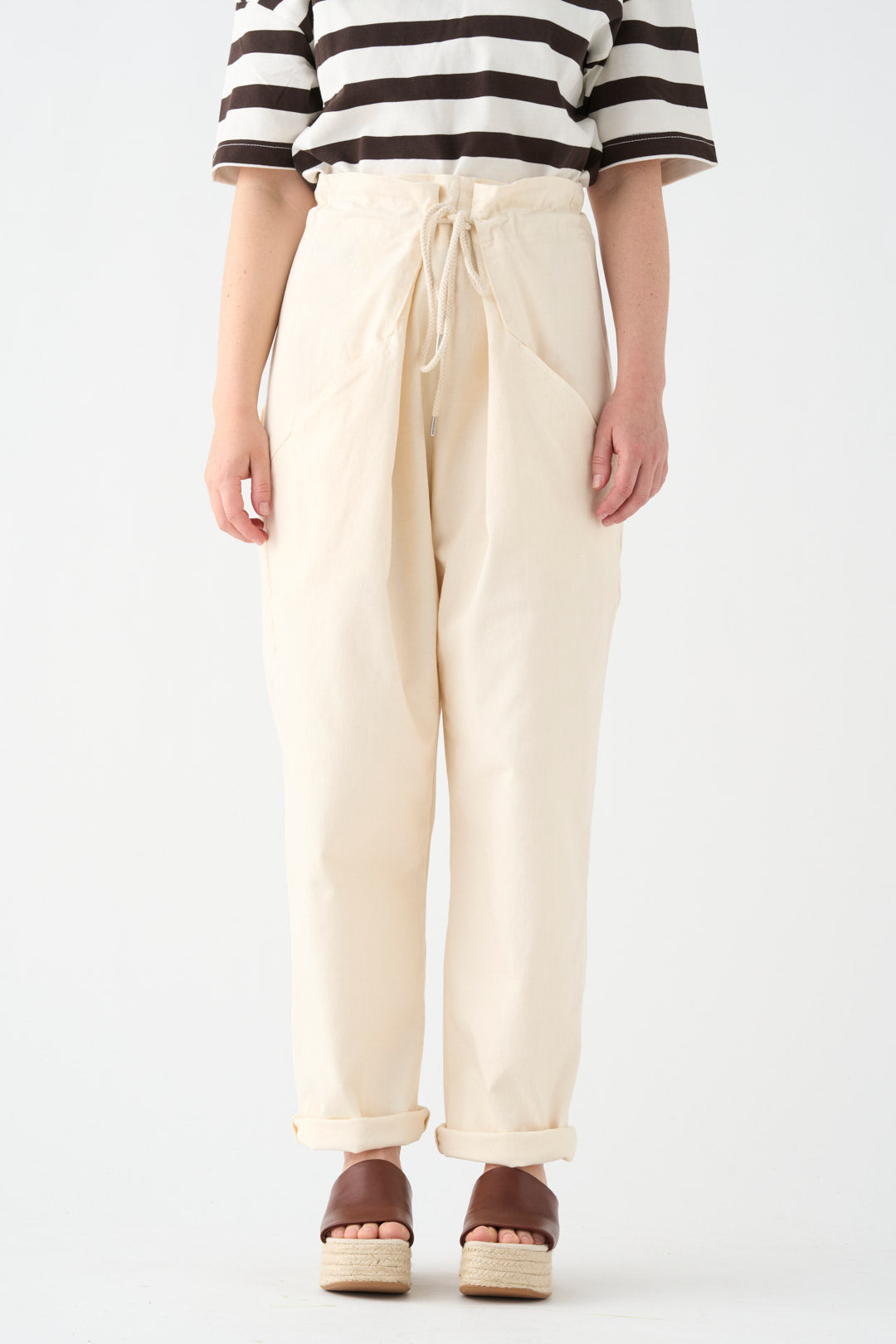 Natural Origami trousers