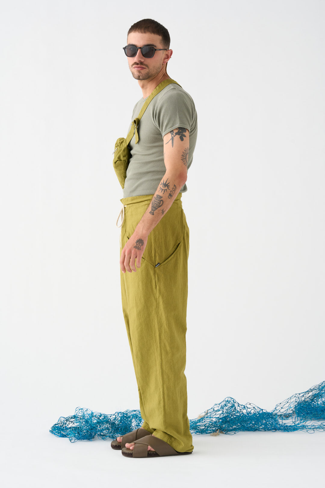 Pistachio Origami Trousers