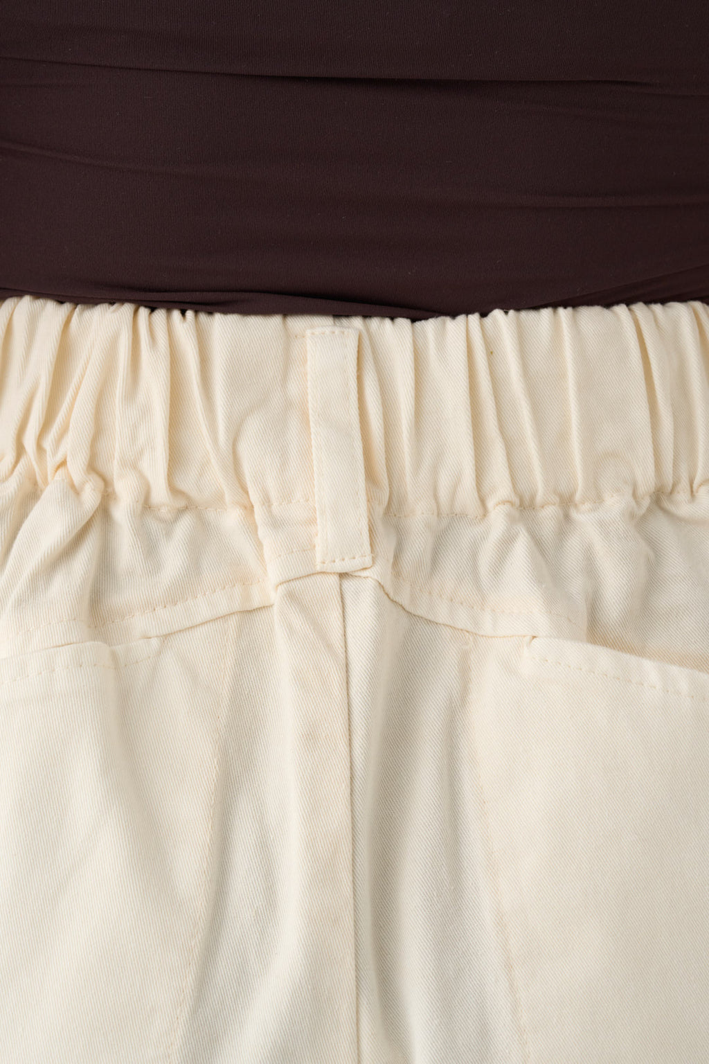 Natural wide-leg pants