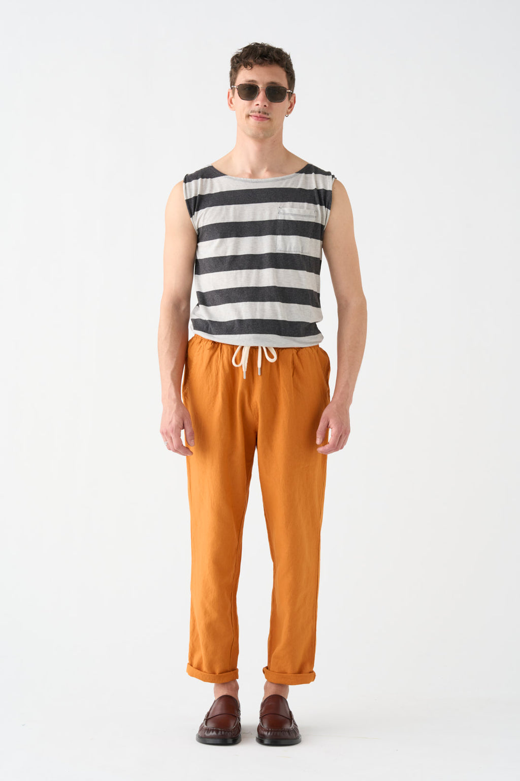 Tangerine worker pants