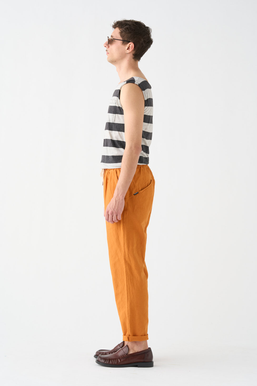 Tangerine worker pants